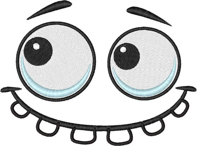 Visage sourire — Fichier broderie à télécharger | Compatible BERNINA BERNINA ADDICT