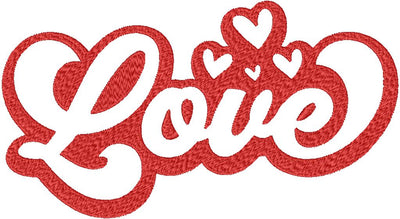Saint Valentin 16 — Fichier broderie à télécharger | Compatible BERNINA