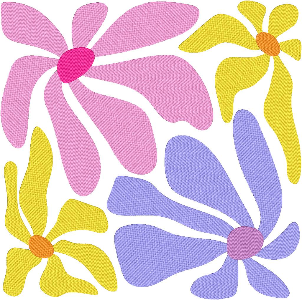 Fleurs 4 — Fichier broderie à télécharger | Compatible BERNINA BERNINA ADDICT