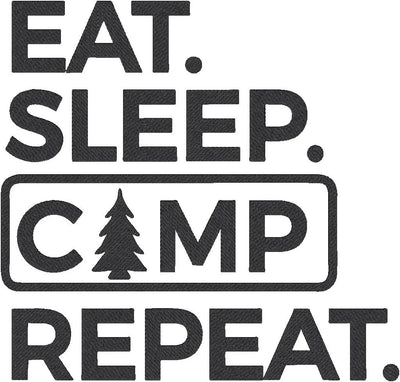 Camping — Fichier broderie à télécharger | Compatible BERNINA BERNINA ADDICT