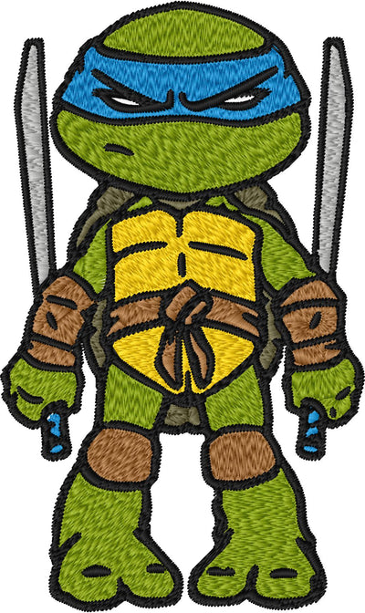 Tortue Ninja 10 — Fichier broderie à télécharger | Compatible BERNINA BERNINA ADDICT