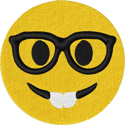 Emoji intello — Fichier broderie à télécharger | Compatible BERNINA BERNINA ADDICT