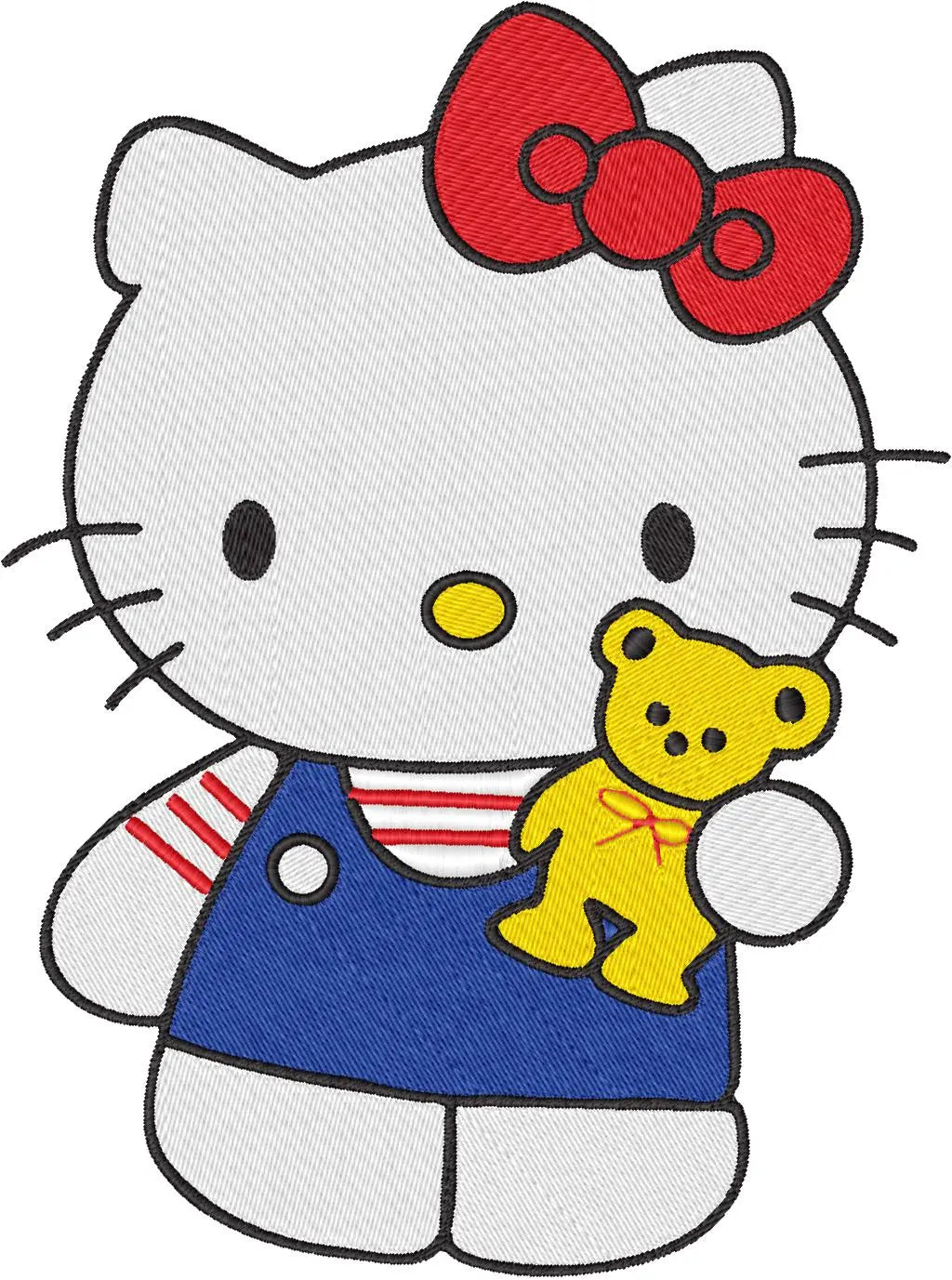 Hello Kitty — Fichier broderie à télécharger | Compatible BERNINA BERNINA ADDICT