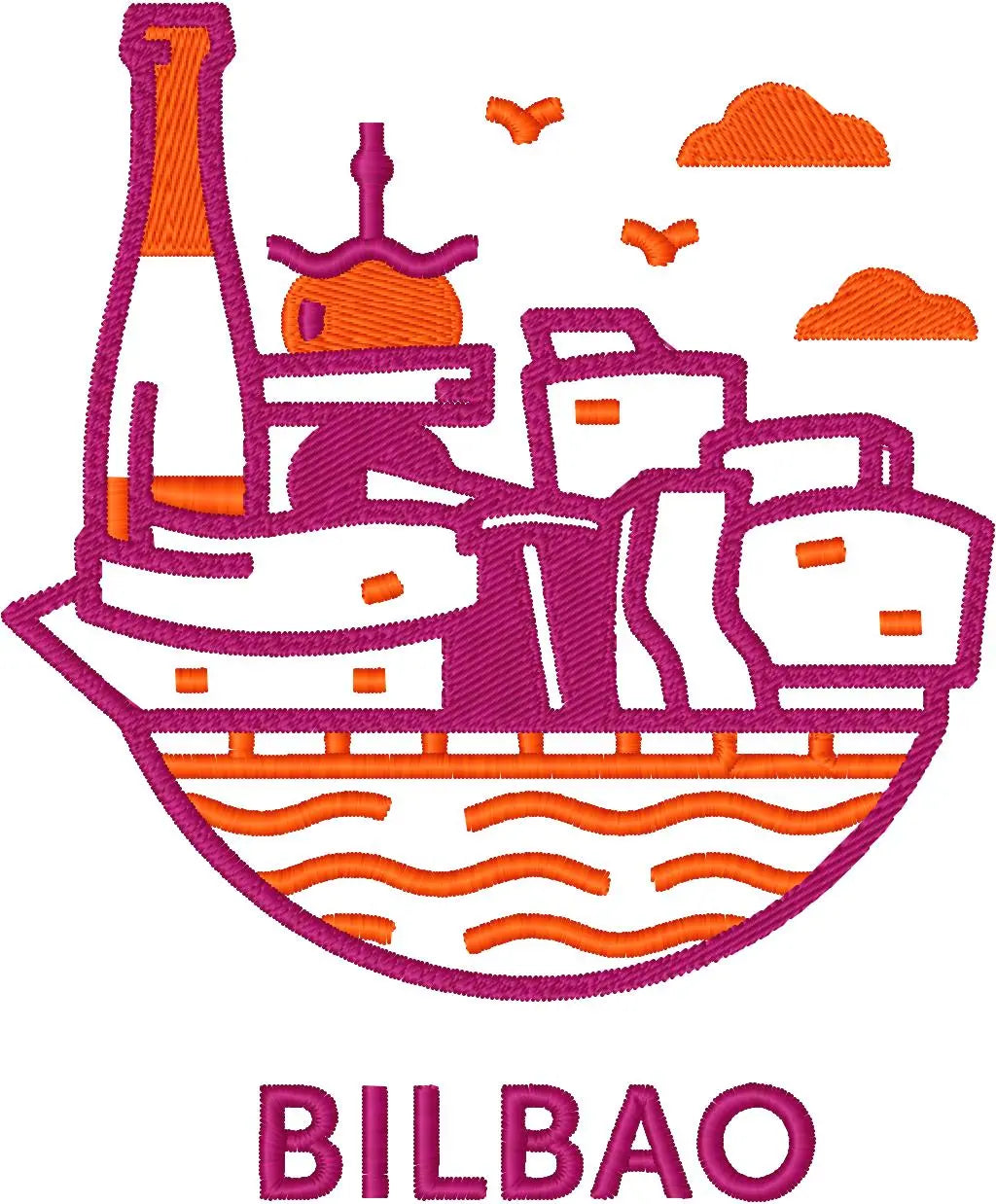 Bilbao — Fichier broderie à télécharger | Compatible BERNINA BERNINA ADDICT