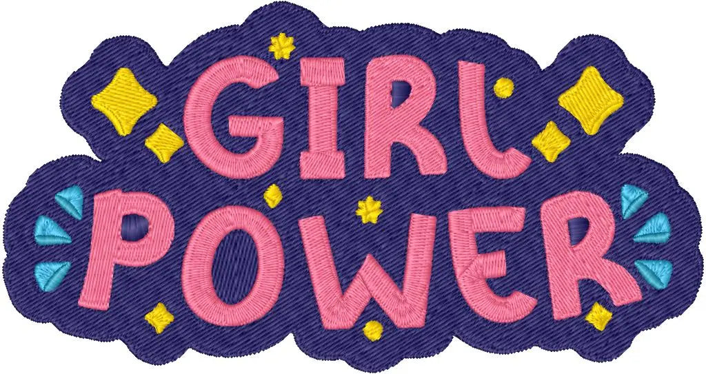 Girl Power — Fichier broderie à télécharger | Compatible BERNINA BERNINA ADDICT