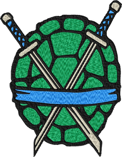 Tortue Ninja 23 — Fichier broderie à télécharger | Compatible BERNINA BERNINA ADDICT