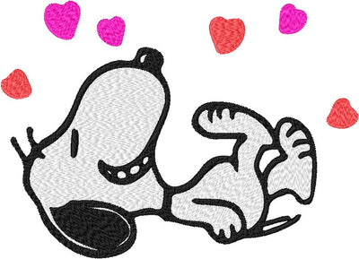 Snoopy 5 — Fichier broderie à télécharger | Compatible BERNINA