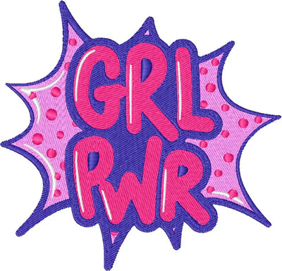 Girl Power — Fichier broderie à télécharger | Compatible BERNINA BERNINA ADDICT