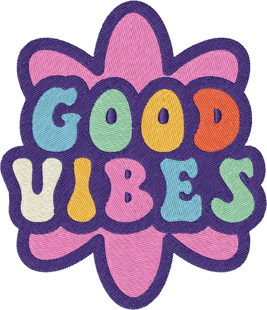Good Vibes — Fichier broderie à télécharger | Compatible BERNINA BERNINA ADDICT