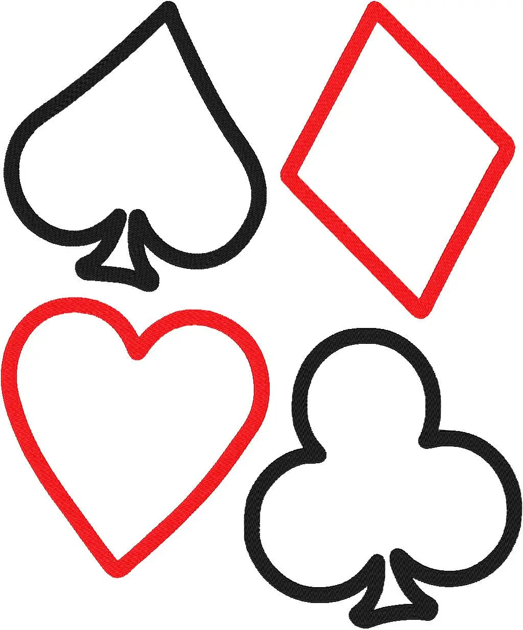 Jeu de cartes — Fichier broderie à télécharger | Compatible BERNINA BERNINA ADDICT