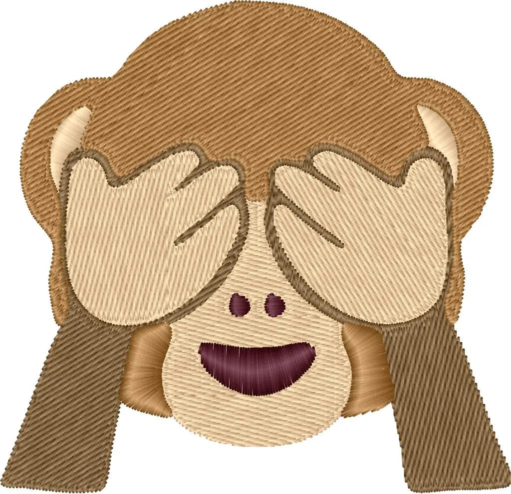 Emoji singe 2 — Fichier broderie à télécharger | Compatible BERNINA BERNINA ADDICT