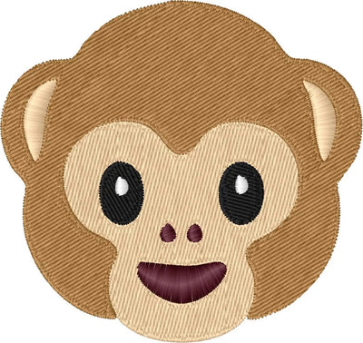 Emoji singe 3 — Fichier broderie à télécharger | Compatible BERNINA BERNINA ADDICT