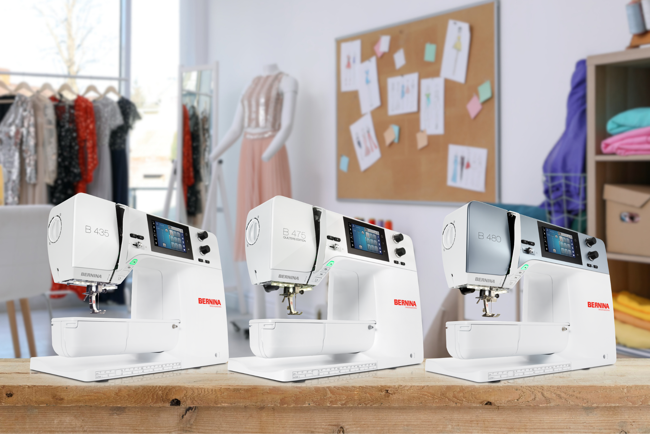 BERNINA Série 4 — vue d'ensemble de la gamme