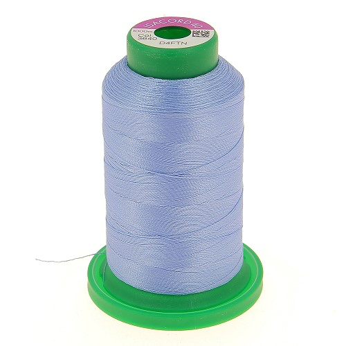 Fil à broder Isacord 40 Bleu clair medium n°3640 – 1000 m | Bernina Addict