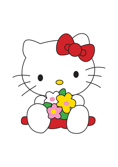 Hello Kitty — Fichier broderie à télécharger | Compatible BERNINA BERNINA ADDICT