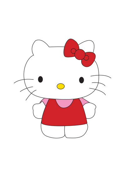 Hello Kitty — Fichier broderie à télécharger | Compatible BERNINA BERNINA ADDICT