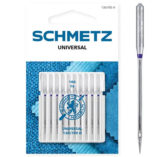 Aiguilles Schmetz Universelles n°100 x10 — compatibles toutes machines à coudre BERNINA BERNINA ADDICT