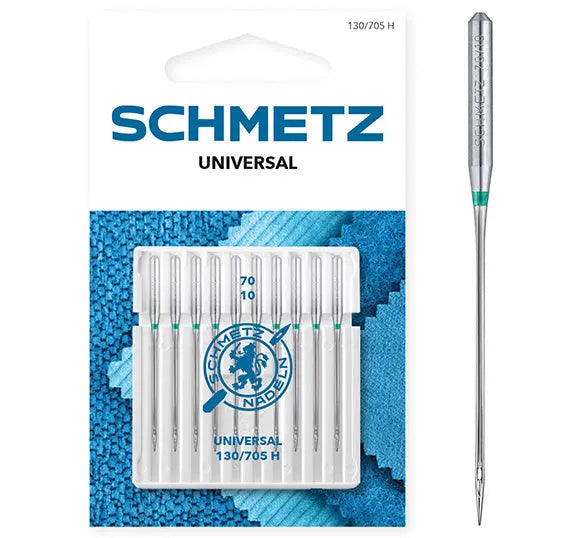 Aiguilles Schmetz Universelles n°70 x10 — compatibles toutes machines à coudre BERNINA BERNINA ADDICT