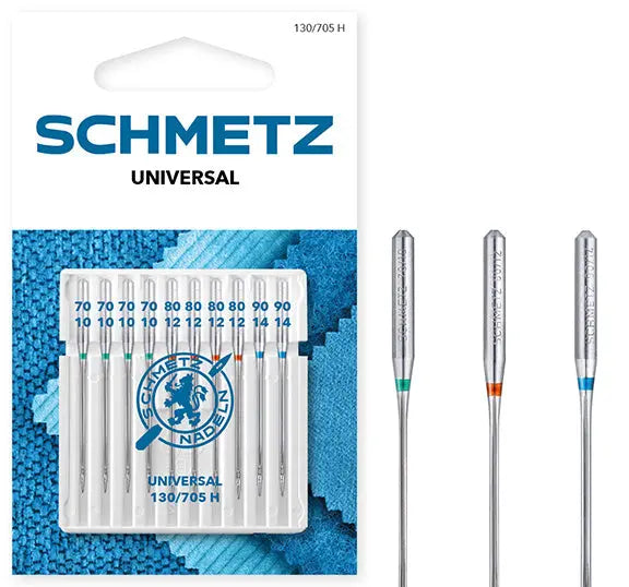 Aiguilles Schmetz Universelles Pack 70/80/90 x10 — compatibles toutes machines à coudre BERNINA BERNINA ADDICT