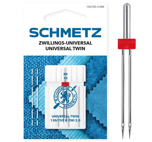 Aiguilles Schmetz Universelle Double 80 x 2,0 — compatibles toutes machines à coudre BERNINA BERNINA ADDICT