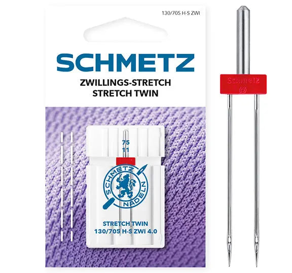 Aiguilles Schmetz Stretch Double 75 x 4,0 — compatibles toutes machines à coudre BERNINA BERNINA ADDICT