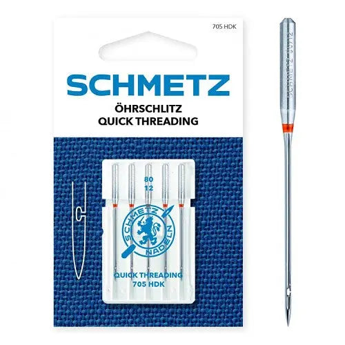 Aiguilles Schmetz Enfilage facile n°80 — compatibles toutes machines à coudre BERNINA BERNINA ADDICT
