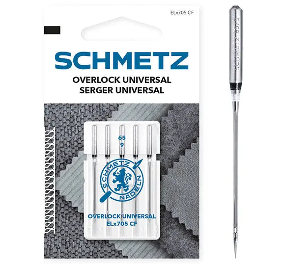 Aiguilles Schmetz Overlock n°65 — compatibles toutes machines overlock BERNINA BERNINA ADDICT