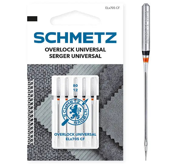 Aiguilles Schmetz Overlock n°80 — compatibles toutes machines overlock BERNINA BERNINA ADDICT