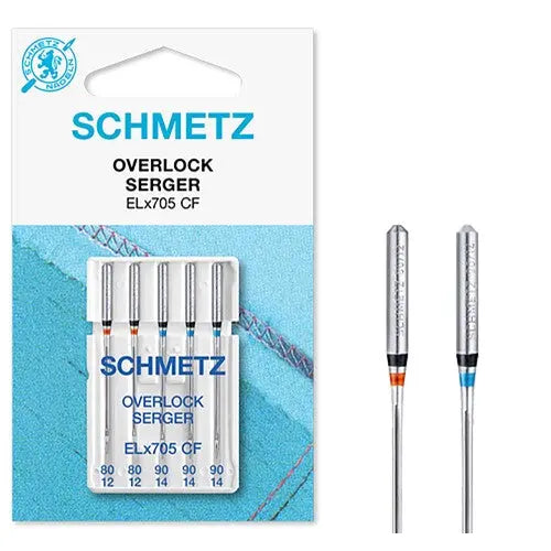 Aiguilles Schmetz Overlock Pack 80/90 — compatibles toutes machines overlock BERNINA BERNINA ADDICT