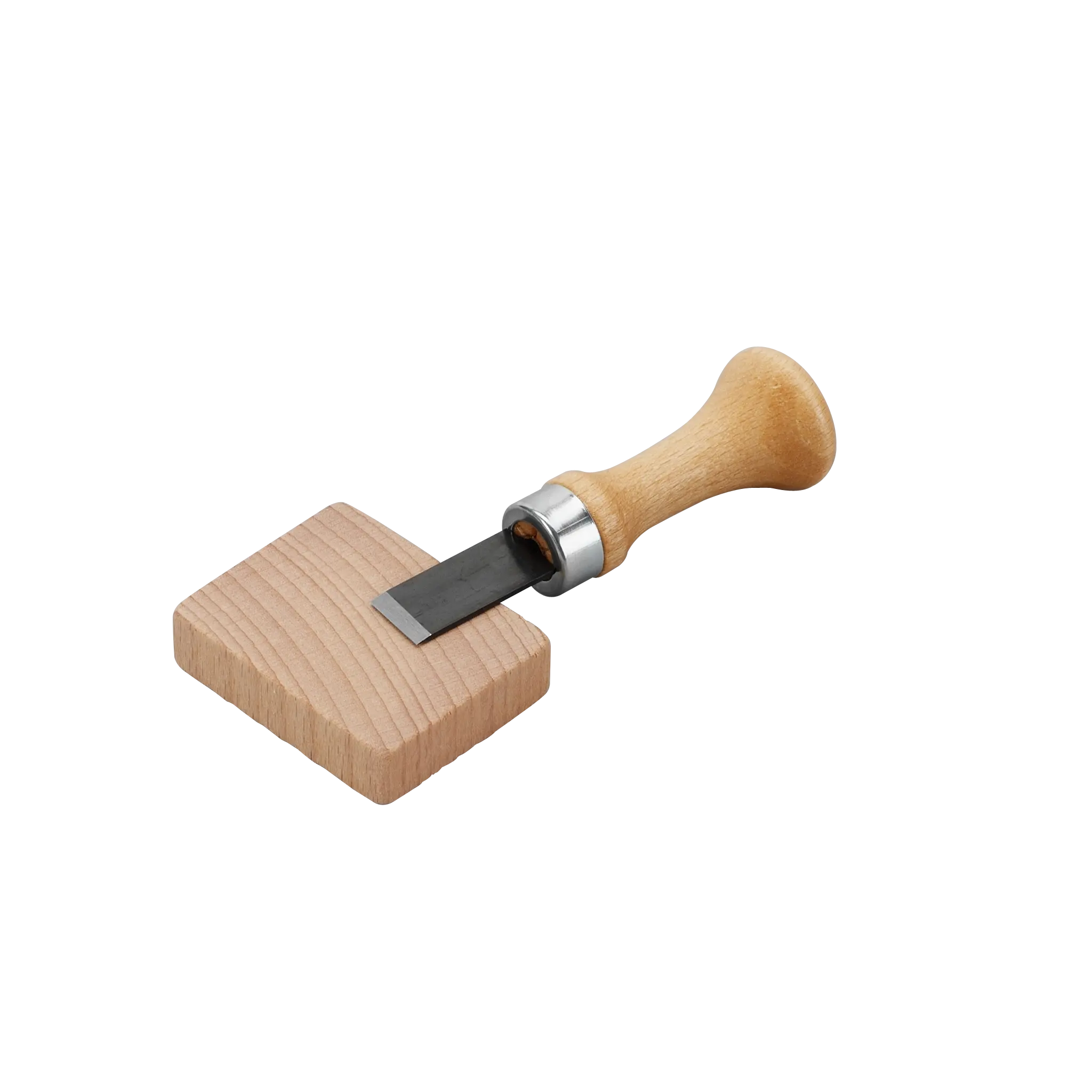 Poinçon pour l'ouverture des boutonnières avec support en bois BERNINA ADDICT
