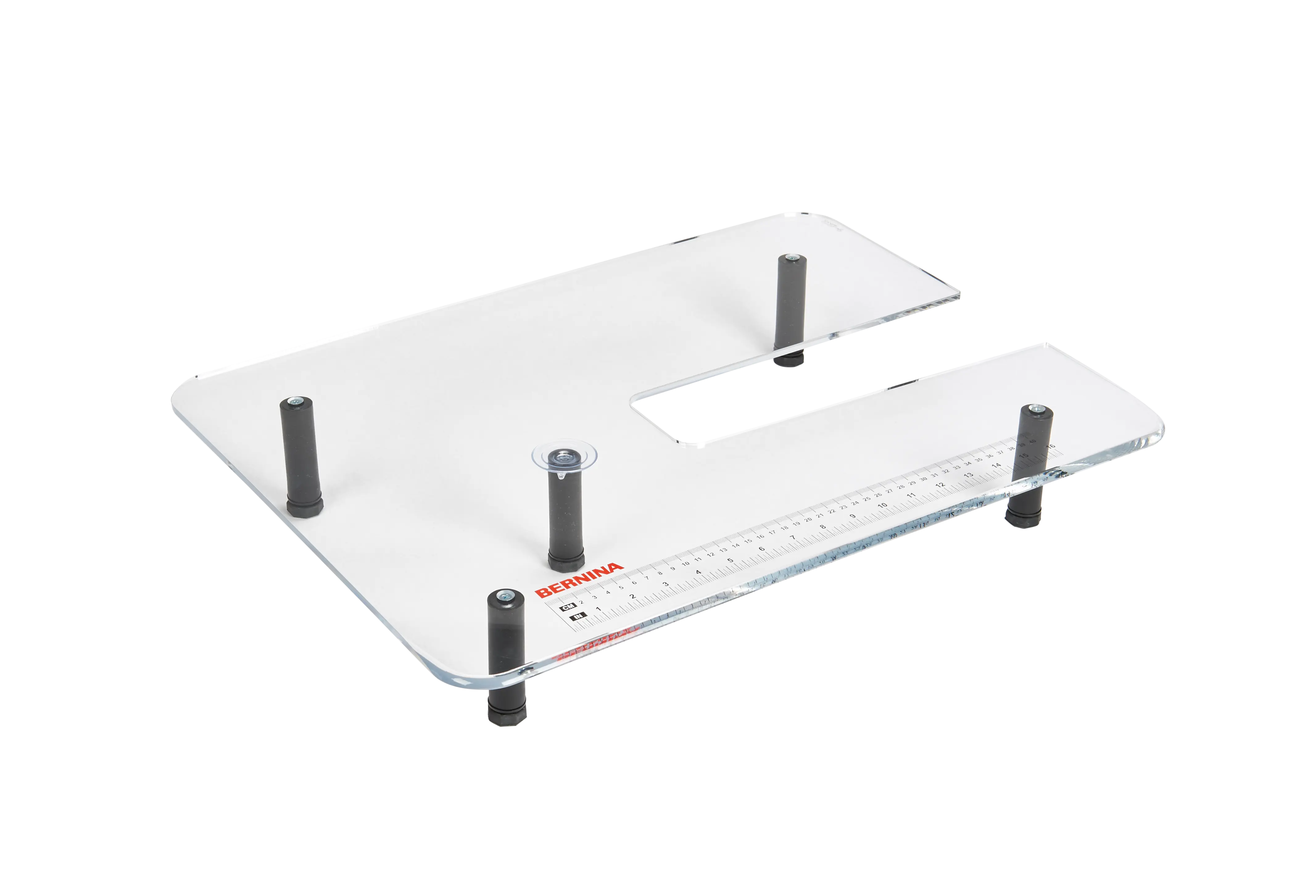 Table rallonge quilt plexiglass Série 4 BERNINA ADDICT